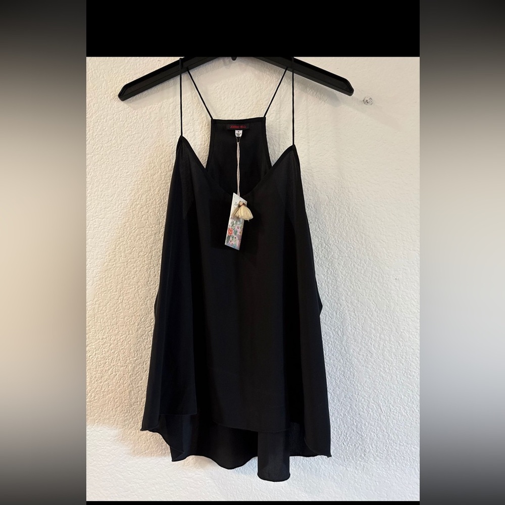 Johnny Was Black Edie Cami Top